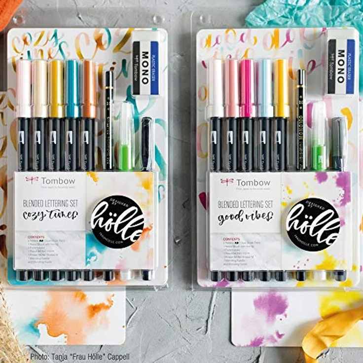 Tombow BS-FH2 Blended Lettering Set Good Vibes, 1 Stück (1er Pack) – Bild 4