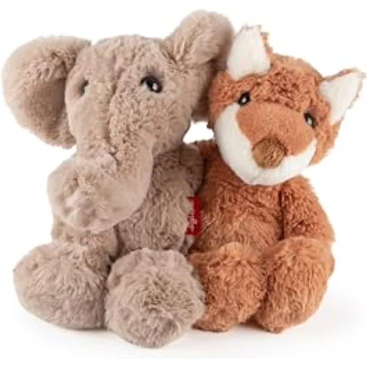 sigikid Flauscherie Kuschel Elefant, 35 cm, graues Plüschtier mit weichem Plüsch und waschbar bis 30°C – Bild 6