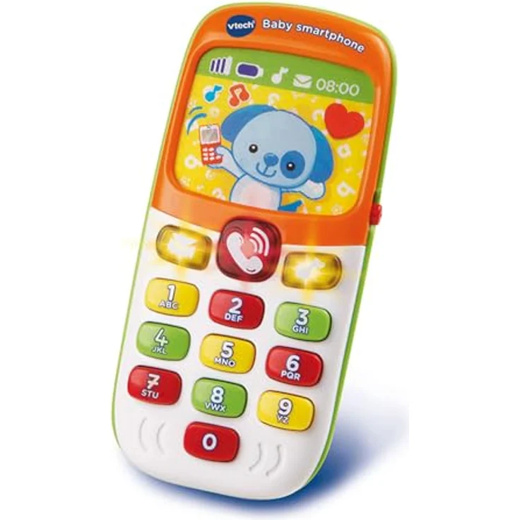 VTech Baby Smartphone bilingue, interaktives Musikspielzeug mit Lichteffekten und Hologramm, für Babys von 6–36 Monaten – Bild 1