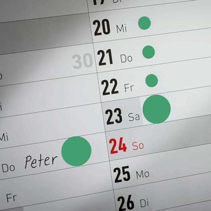 AVERY Zweckform Klebepunkte 3012, grüne Markierungspunkte Ø 8,0 mm, 416 Stück beschriftbar – Bild 5