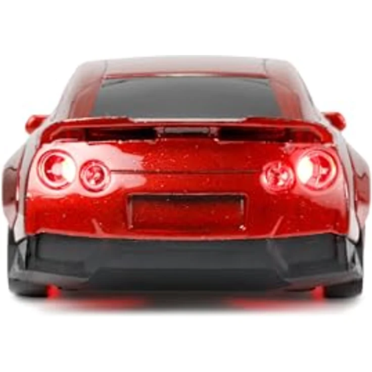 Amewi Drift Sport GTR, RC Modellauto 1:43 Elektro Sportwagen mit Allradantrieb (4WD), rot, 2,4GHz, Gyro-Stabilisierung, LED-Beleuchtung, bis zu 15 km/h – Bild 8