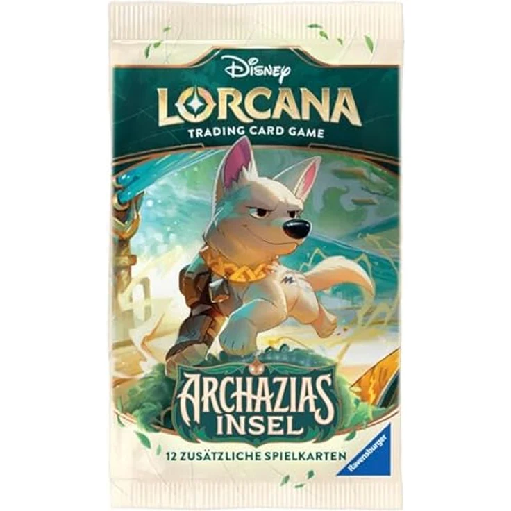 Ravensburger Disney Lorcana Trading Card Game: Archazias Insel Booster (Deutsch) - Enthält 12 zufällige Karten – Bild 1