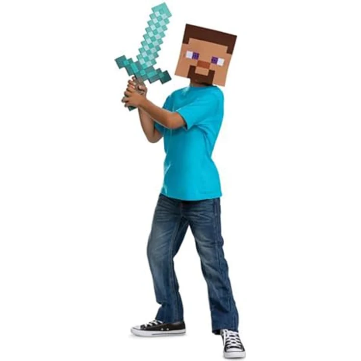 Jakks Pacific Minecraft - Spielset - Schwert und Maske, Kostümzubehör für Kinder ab 3 Jahren – Bild 5