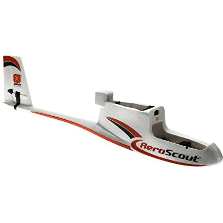 Rumpf mit Aufzug/Ruderservos: AeroScout