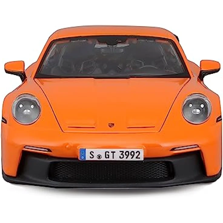 Bburago Porsche 911 GT3 (2021): Modellauto im Maßstab 1:24, Türen beweglich, orange (18-21104O) – Bild 2