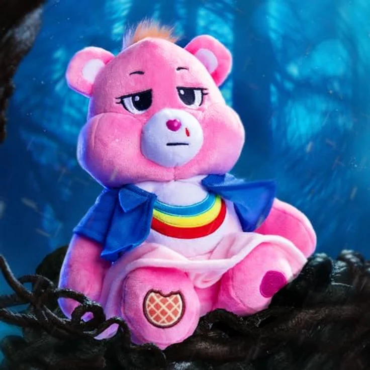 Basic Fun Care Bears x Stranger Things 2-Pack Boxset, 30cm – Cheer Bear als Eleven & Grumpy Bear als Demogorgon – Limited Edition Stoffpuppen Geschenkset – Bild 4