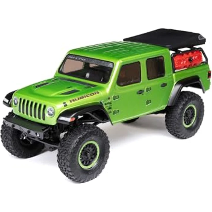 Axial SCX24 Jeep JT Gladiator 1:24 Rock Crawler, 4WD, Brushed, RTR, grün, inklusive Spektrum SLT2 Fernsteuerung und LiPo-Akku – Bild 7