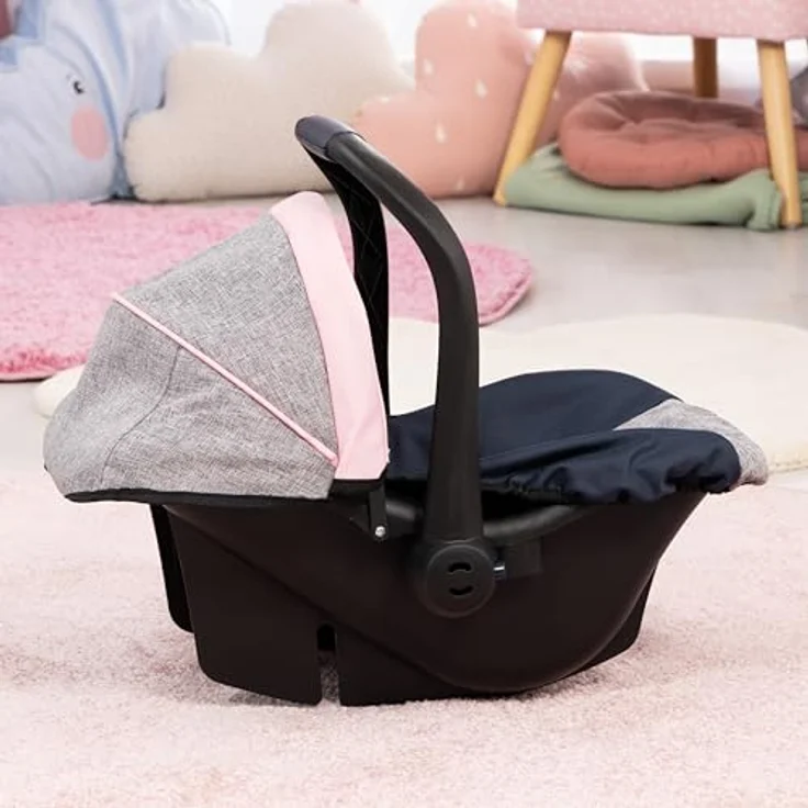 Bayer Design Puppen-Autositz mit Dach grau – Bild 2