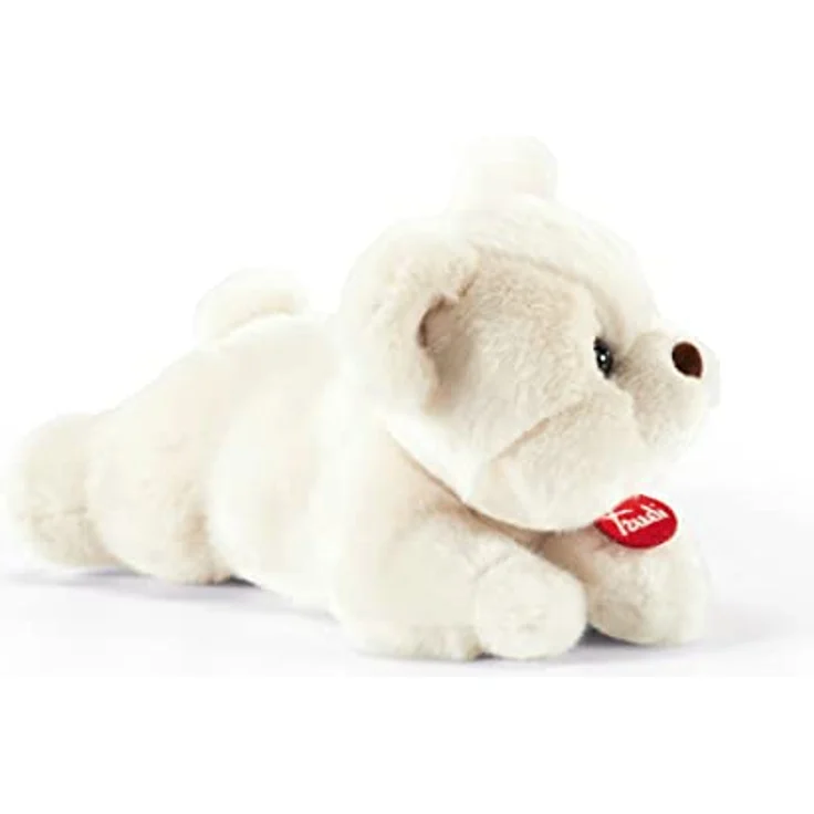 Trudi Klassik 25630 Plüschtier Teddybär Teo 19 x 16 x 23 cm, Größe S, hochwertiges Stofftier mit weichen Materialien, realistische Details, waschbar, Kuscheltier für Kinder, Elfenbein – Bild 2
