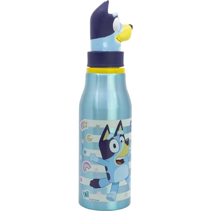 Stor Wiederverwendbare Aluminiumflasche mit 3D-Figur, 690 ml, Blau, BPA-frei, ideal für Kinder – Bild 3