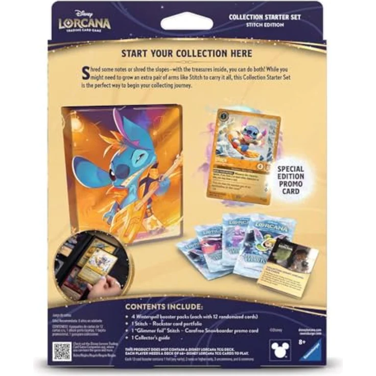 Ravensburger Spielverlag Disney Lorcana - Winterzauber - Starterset - Stitch Edition, Sammelkarten mit 200+ Karten und exklusiven Glimmer-Foil-Promokarten – Bild 3