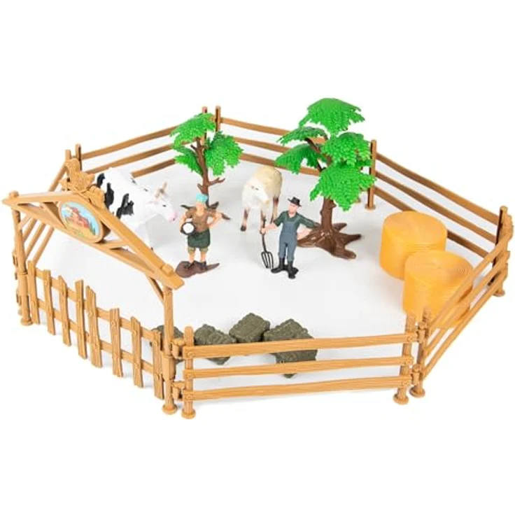 COIL Spielzeug-Traktor Tierfarm, 1:24 Modell: 3902, 45-teiliges Set, ab 3 Jahren – Bild 3