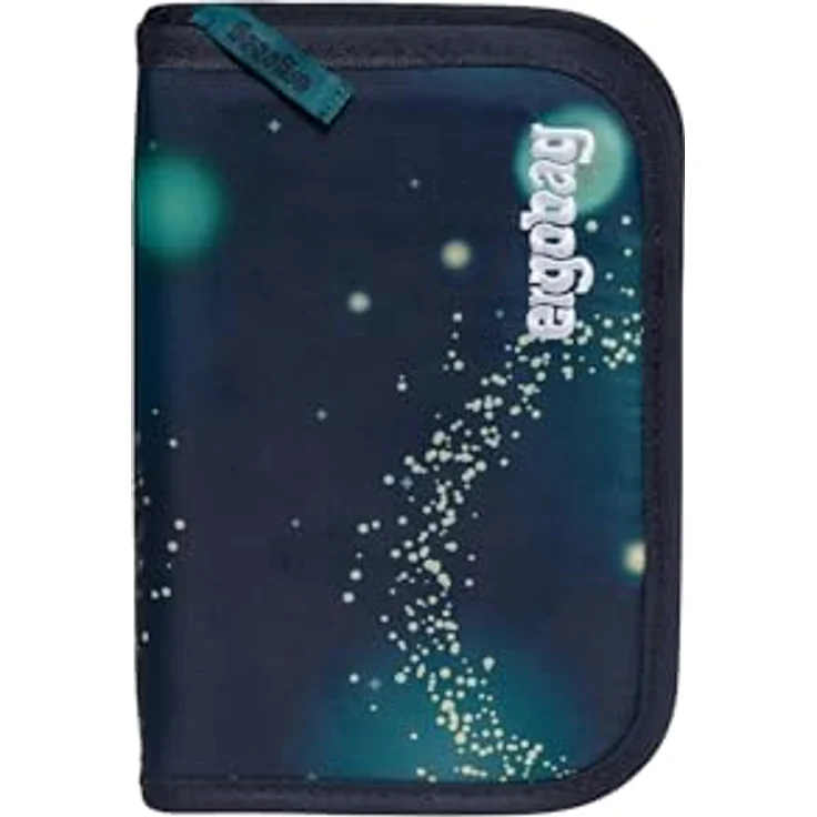 ergobag Federmäppchen Set 22-teilig mit Lyra Buntstiften, Stundenplan- und Kleingeldfach, Lineal RaumfahrBär - Dunkelblau – Bild 1