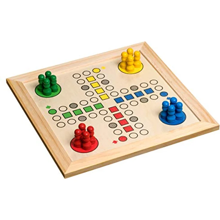 Philos 3099 - Holz-Spielesammlung, klein, mit 10 Spielmöglichkeiten – Bild 2