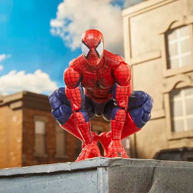 Hasbro Marvel Legends Maximum Series Spider-Man Actionfigur, 15 cm, rot, detailgetreu und aufwendig gestaltet – Bild 8
