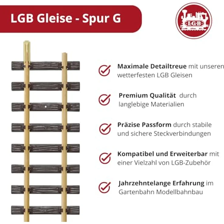 10610 - Märklin LGB - Gleis gerade 1200 mm – Bild 6