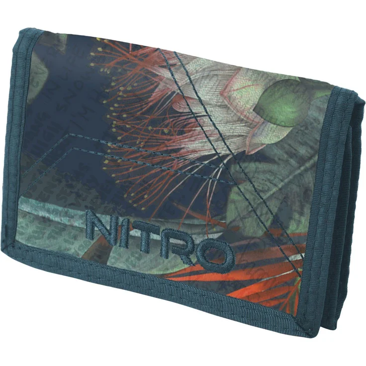 NITRO Wallet Kinderportemonnaie, Geldbörse mit Fächern für Scheine, Münzen und Karten, stylisches Design