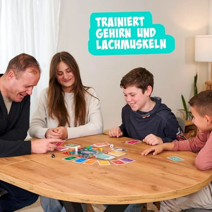 Noris Gegenteil Spiel - verrücktes Konzentrationsspiel für Kinder und Erwachsene, kombinierbar mit Kartenspiel, ab 10 Jahre – Bild 5