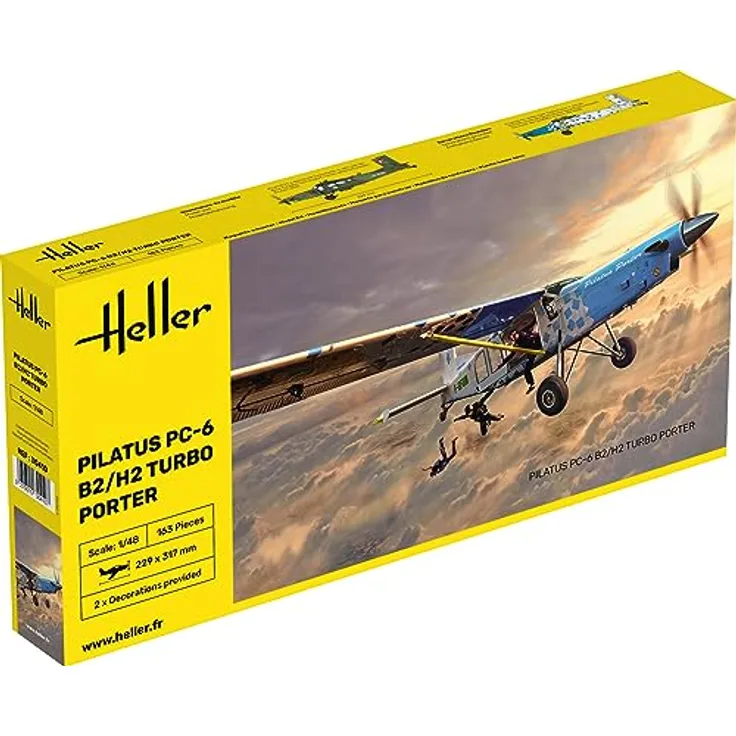 Heller 30410 Pilatus PC-6 B2/H2 Turbo Porter 1/48