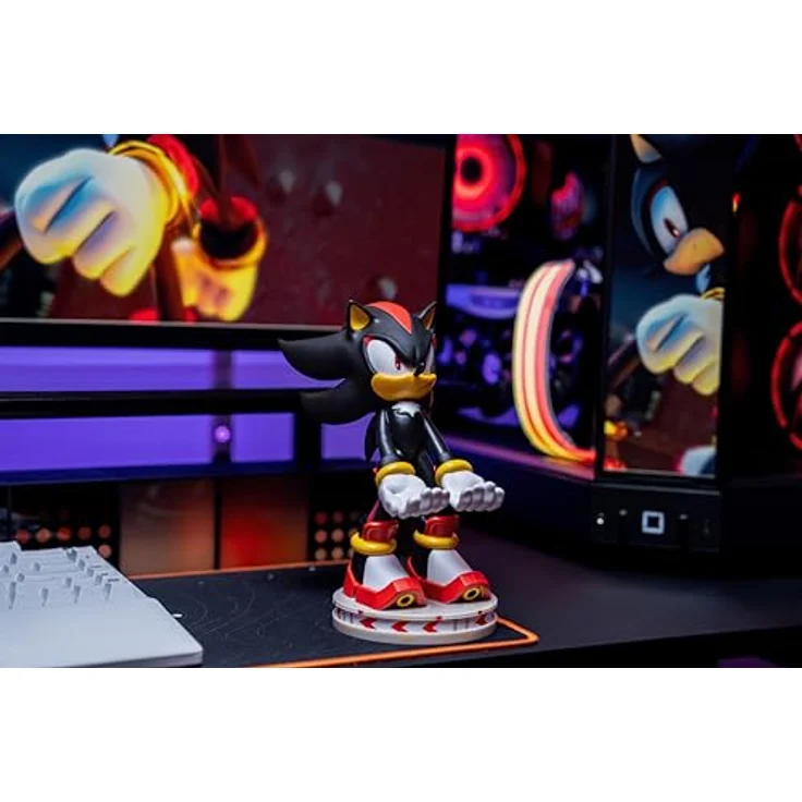 Exquisite Gaming Shadow the Hedgehog Stojak na kabel, 20 cm, Universalhalter für Gaming-Controller und Smartphones, offiziell lizenziert von SEGA – Bild 2