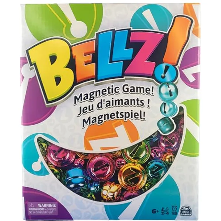 Spin Master Games Bellz - Das anziehende Magnetspiel für die ganze Familie, mit Neoprentasche, 2-4 Spieler ab 6 Jahren