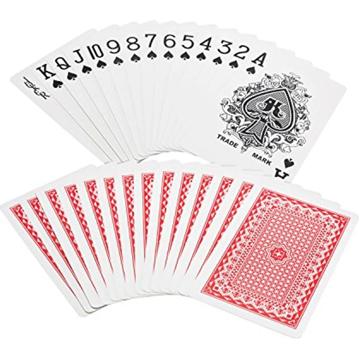 GOODS+GADGETS Royal 100% Plastik Poker-Karten, langlebiges Doppel-Deck Set für professionelle Spieler, abwaschbar, formstabil – Bild 5