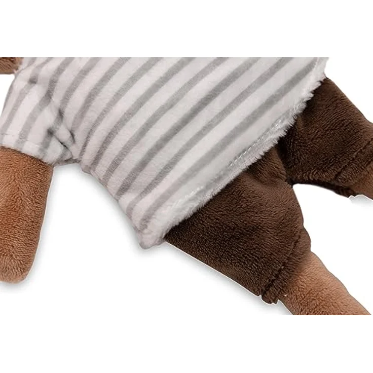Jollein 037-001-67075 Stofftier Kuscheltier Maus Jackie braun (32 cm) – Bild 4