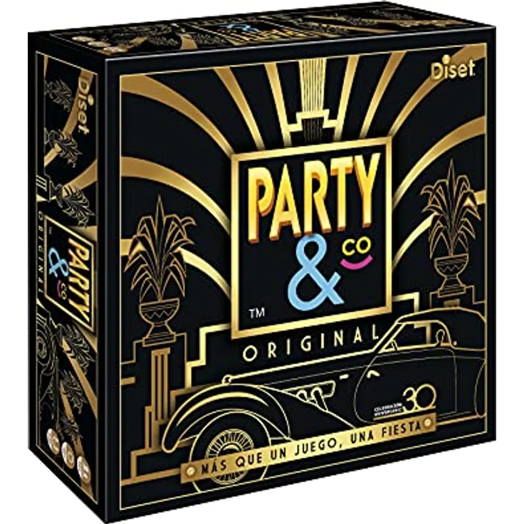 Diset Party & Co Original, Multitest-Brettspiel zum 30. Jubiläum für 2-20 Spieler, inkl. 400 Karten und 5 Testkategorien – Bild 1