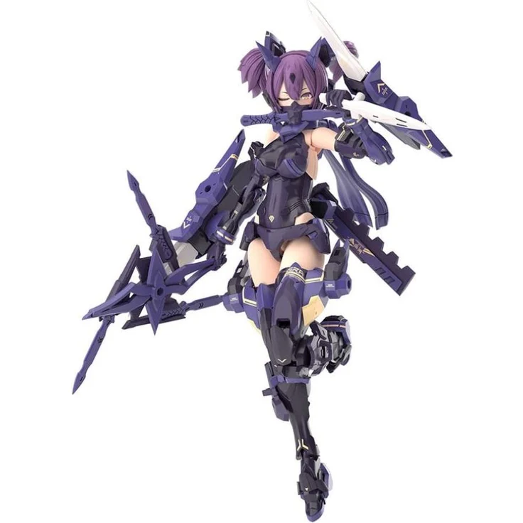 Kotobukiya Megami Device Plastic Model Kit 1/1 Asra Ninja Kaname Shadow Edition, 14 cm, mit Artikulationspunkten und austauschbaren Teilen