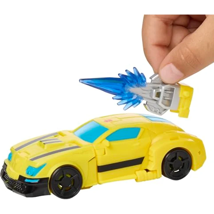 Hasbro Transformers Prime Changers Bumblebee, 2-in-1 Actionfigur mit 18-Schritt-Verwandlung, 13 cm, inkl. Blaster- und Energon Stinger-Accessoires, ab 6 Jahren – Bild 7