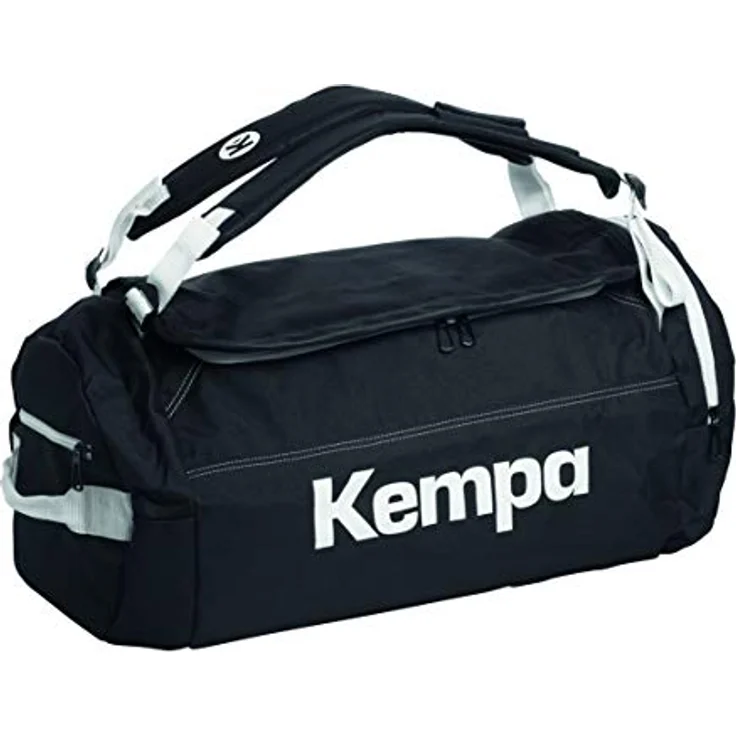 Kempa Sporttasche K-Line, Sporttasche mit Rucksackfunktion, 40 Liter, 54 x 28 x 28 cm, gepolsterte Schultergurte, Seitentaschen mit Reißverschluss – Bild 2