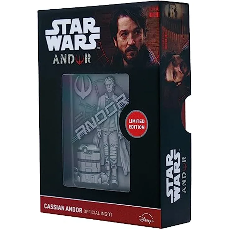 Fanattik STAR WARS - Andor - Lingot Edition Limitée, offizieller Metallbarren auf 5000 Stück limitiert, inkl. Ständer - Sammelfiguren