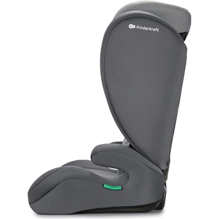 KinderKraft I-Spark, Kindersitz ECE R129/i-Size, 2-in-1 Sitzerhöhung, Höhenverstellbare Kopfstütze, Für Kinder 100-150 cm, Schwarz – Bild 6