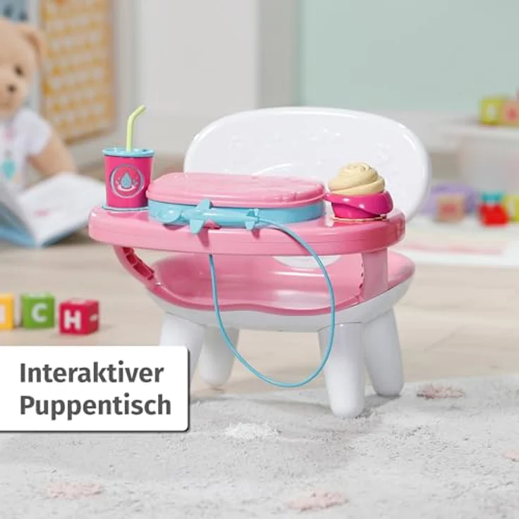 BABY Born Füttertisch mit Licht- und Soundfunktion, mit über 10 verschiedenen Gerichten und Getränken für 43 cm Puppen, Zapf Creation - Preisvergleich – Bild 2