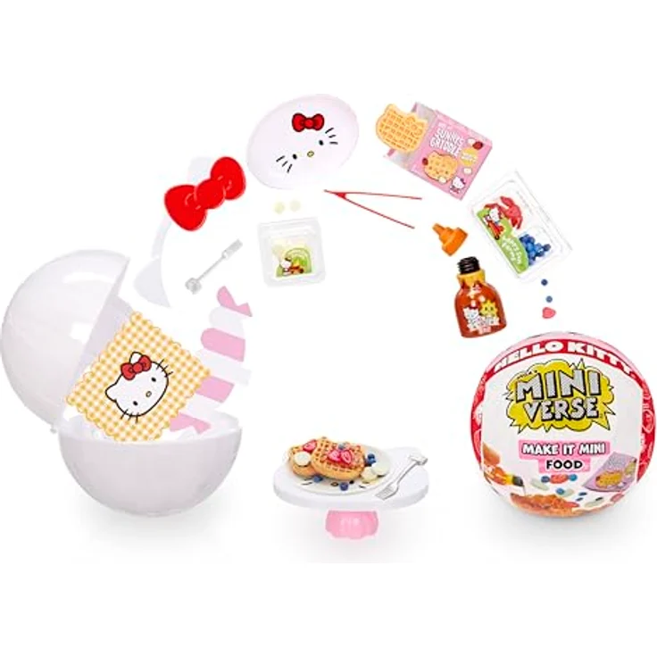 MGA ENTERTAINMENT Kreativset MGA's Miniverse - Make It Mini SANRIO, 12 Hello-Kitty-Rezepte mit Zutaten und Mini-Zubehör, sortierte Lieferung – Bild 1