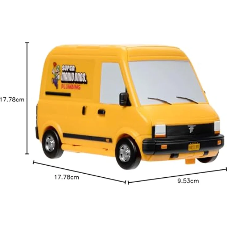 Jakks Pacific Nintendo Super Mario Movie Mini World Van Spielset, inkl. Mini-Mario-Figur, mit Warpzone-Universum, 18 x 18 x 10 cm, Kunststoff, ab 3 Jahren – Bild 14