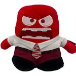 Disney Kuscheltier Alles steht kopf 2 Figuren Plüsch Kuscheltier Spielzeug Spiel Wut (1-St), Alles steht Kopf Inside Out 1 Stück Kuscheltier, weiches Plüschtier aus hochwertigem Material, waschbar, geeignet für Kinder ab 1 Jahr, Höhe 25 cm, rot