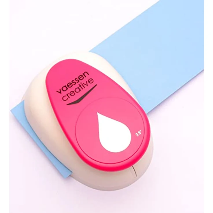 Vaessen Creative Motivstanzer Tropfen, 5.8 x 8.9 cm, präziser Papierstanzer für Bastel- und Scrapbooking-Projekte – Bild 5