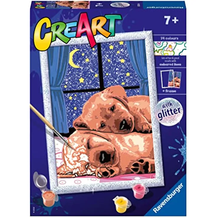 Ravensburger - CreArt Serie D Paar Hunde, Farbe 7+ Jahre, 202164