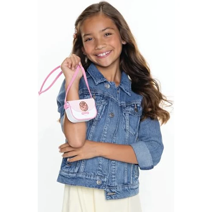 Jakks Pacific Disney Princess Mini-Handtasche aus PVC-Vinyl mit 4-5 Glamour-Accessoires, pink – Bild 9