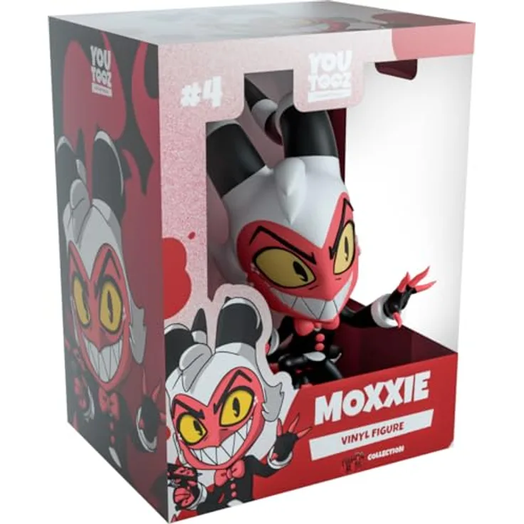 Youtooz Helluva Boss: Moxxie Moxie Figur, Waffenexperte und Attentäter, schwarz