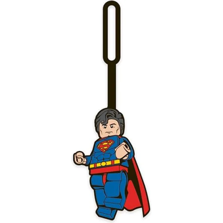 Euromic LEGO DC Bag Tag. SUPERMAN packed on printed card