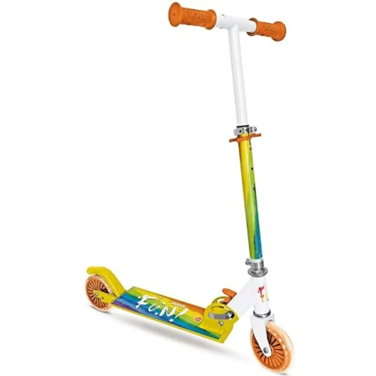 Mondo Scooter Rainbow klappbar Aluminium mit extra Grip für Kinder Mädchen - 28718