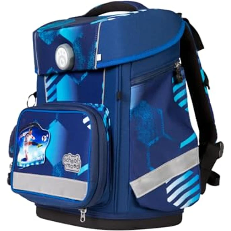SCHOOL-MOOD® Schulranzen Champion Maxx Pro, Farbe Jonas, ergonomisch, mit viel Stauraum – Bild 3