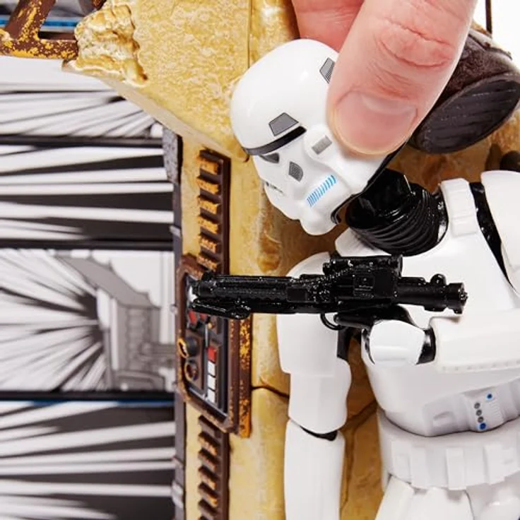 CC Countdown Characters Original Stormtrooper Sammlerfigur - Zusammenbaubare Charakterstatue mit 24 Teilen - Offizielle Stormtrooper Merchandise in verschiedenen Universen - Lebhafte, detaillierte Designs - Perfektes Geschenk für Sammler & Fans – Bild 3