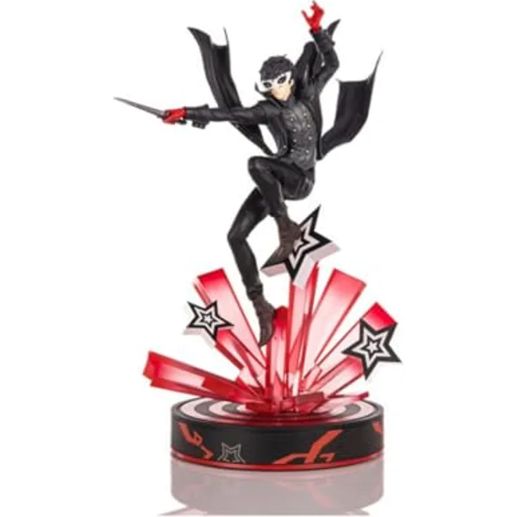 First 4 Figures Persona 5 PVC Statue Joker, 30 cm, detailreiche Sammlerfigur mit ikonischer Maske und dynamischer Pose
