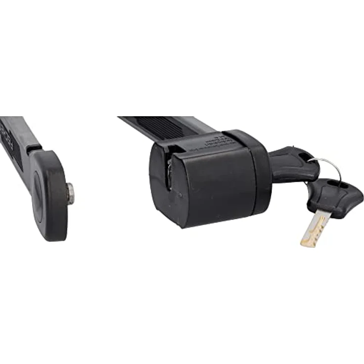 Fischer Faltschloss PROTEC FKS85 Soft-Touch, Fahrradschloss, Faltschloss mit 2 Schlüsseln, 85 cm, schwarz – Bild 4