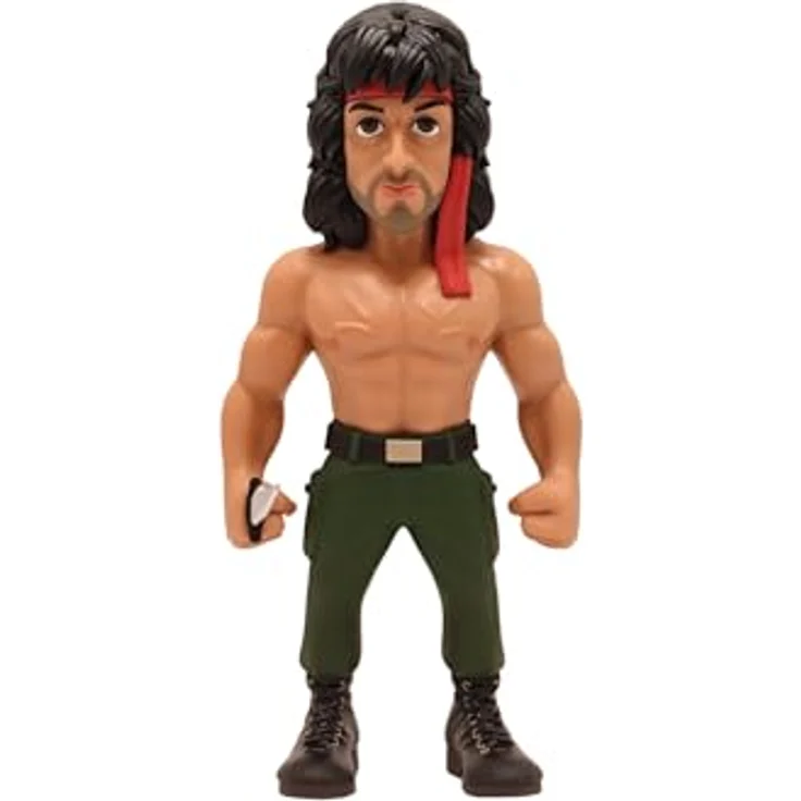 MINIX Rambo Figur mit Bandana, 12 cm Sammlerstück für Ausstellung und Geschenkidee für Fans von TV & Kino - MN14576 – Bild 3
