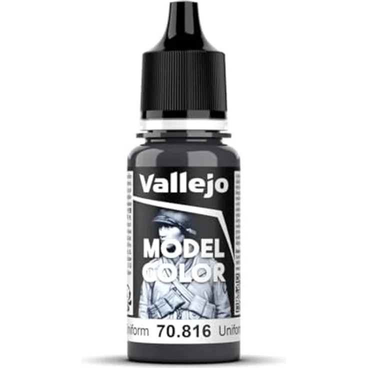 Vallejo Model Color, Acrylfarbe, 17 ml Luftwaffe Uniform WWII, wasserbasierend, ungiftig, nicht brennbar, für Pinselmalerei – Bild 1