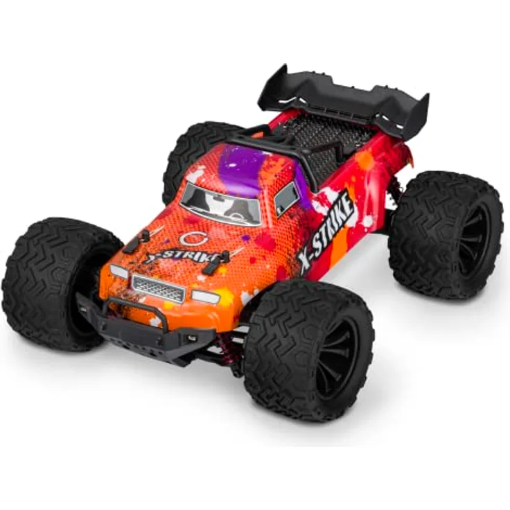 Overmax X-Strike Ferngesteuertes RC-Auto für Kinder, Off-Road-Fahrzeug 1:16, Geschwindigkeit bis zu 45 km/h, Reichweite bis zu 100 m, Antrieb 4WD, 2 Batterien 1500 mAh